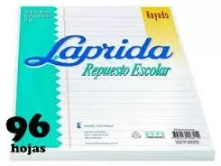 Repuesto Escolar Nº3 Rayado (*96 hojas) - LAPRIDA