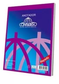 Block Anotador HOJAS RAYADAS