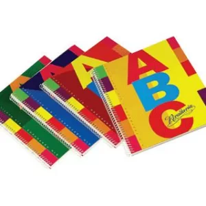 Cuaderno ABC Espiral tapa dura rayado p/ forrar – 60 hojas -Rivadavia