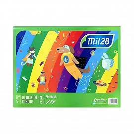 Block de hojas tipo "el nene" COLOR Nro. 5 - mil28