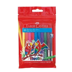 Marcadores Escolares Largos x 10 ó 12 uds – FABERCASTELL