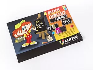 Block de Hojas Canson No.6 NEGRAS