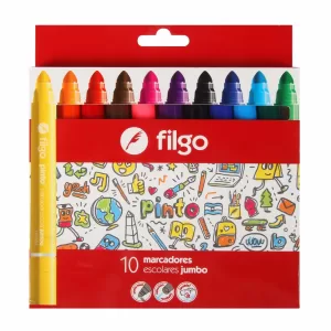 Marcadores Escolares GRUESOS (Jumbo) – TRABI/FILGO