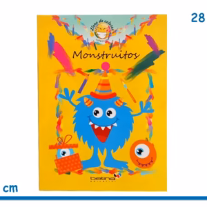 Libro para Pintar Monstruitos Ed. Betina