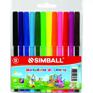 Marcadores Escolares Largos x 10 ó 12 uds – SIMBALL