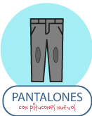 Pantalón Gris c/pitucones