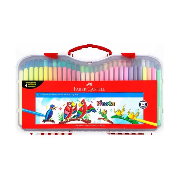 MARCADORES FABER CASTELL FIESTA X60