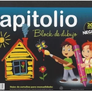 Block de Hojas No.5 NEGRO tipo el nene – CAPITOLIO