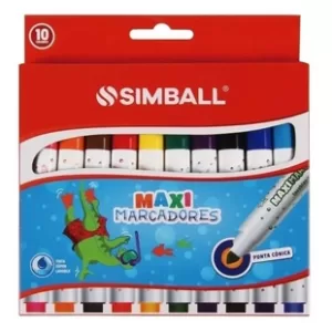 Marcadores Escolares GRUESOS (Jumbo) – SIMBALL