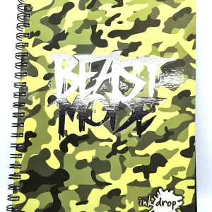 Cuaderno A4 Espiral TD Rayado 80 hojas – INKDROP-BEAST