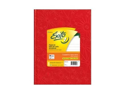 Cuaderno E1 (16 x 21 cm) tapa dura, 100 hojas rayadas