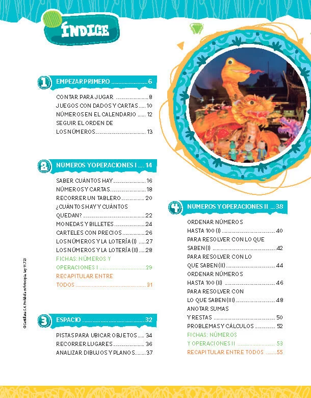 El Libro de Mate 1 - Ed. Santillana - ISBN: 9789504658542 - Image 2