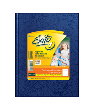 Cuaderno E1 (16 x 21 cm) tapa dura, 100 hojas rayadas - Image 2