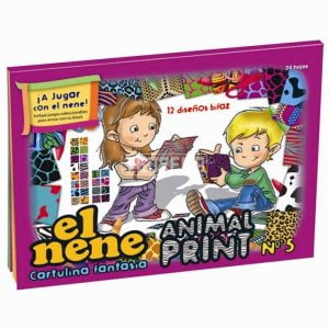 Block de hojas Nro 5 Fantasía – ELNENE-FANTASIA-ANIMALPRINT