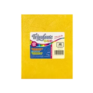 Cuaderno ABC Rayado forrado – Amarillo, TRIUNFANTE