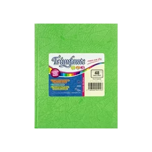 Cuaderno ABC Rayado forrado – verde claro, TRIUNFANTE