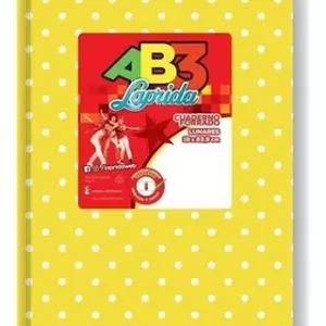Cuaderno ABC Rayado forrado a lunares – AMARILLO LUNARES, LAPRIDA
