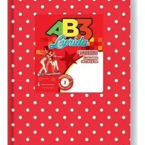 Cuaderno ABC Rayado forrado a lunares - ROJO LUNARES, LAPRIDA