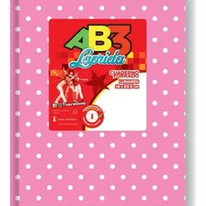 Cuaderno ABC Rayado forrado a lunares – ROSA LUNARES, LAPRIDA