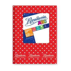 Cuaderno ABC Rayado forrado a lunares – ROJO LUNARES, RIVADAVIA