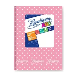 Cuaderno ABC Rayado forrado a lunares - ROSA LUNARES, RIVADAVIA