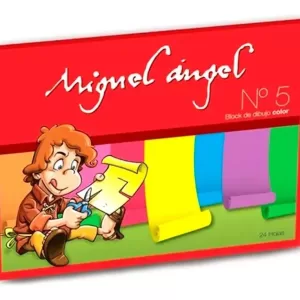 Block de hojas tipo “el nene” COLOR Nro. 5 – MIGUEL ANGEL