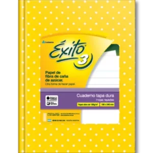 Cuaderno ABC Rayado forrado a lunares - AMARILLO LUNARES, EXITO