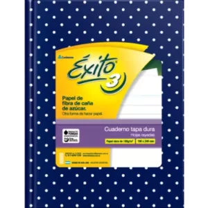 Cuaderno ABC Rayado forrado a lunares - AZUL LUNARES, EXITO