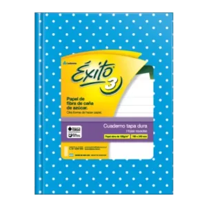 Cuaderno ABC Rayado forrado a lunares - CELESTE LUNARES, EXITO