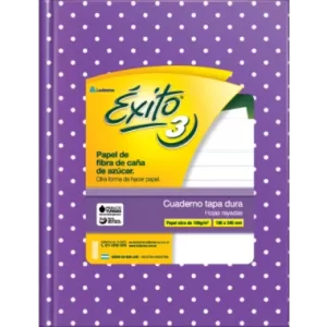 Cuaderno ABC Rayado forrado a lunares - LILA LUNARES, EXITO