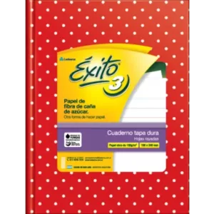 Cuaderno ABC Rayado forrado a lunares - ROJO LUNARES, EXITO