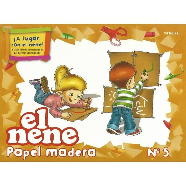 Block de Hojas Tipo "El Nene" PAPEL MADERA Nro. 5 - Image 2
