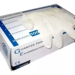 Caja de Guantes de Látex descartables x 100 unidades