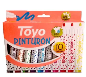 Marcadores Escolares GRUESOS (Jumbo) – TOYO