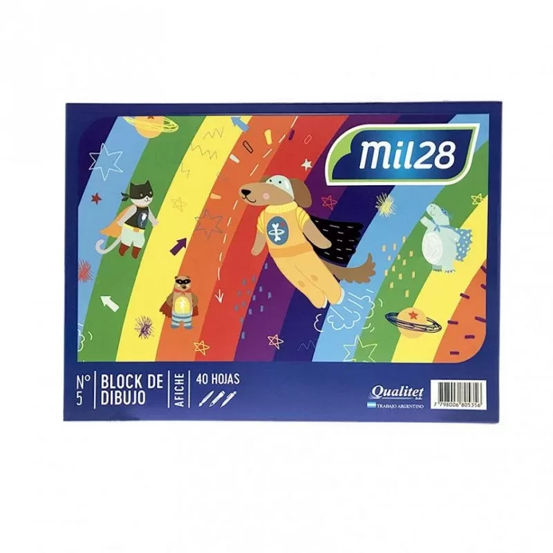 Block de hojas tipo "el nene" PAPEL AFICHE