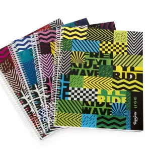 Cuaderno A4 Espiral SimpleTD Rayado 120 hojas – WAVE-RIDER