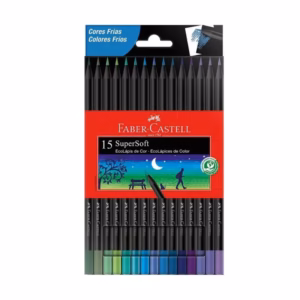 EcoLapiz Faber Castell Super Soft 15 Colores Fríos