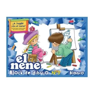 Block de hojas tipo el nene BLANCO Nro 5 – EL NENE
