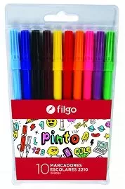 Marcadores Escolares Largos x 10 ó 12 uds – FILGO