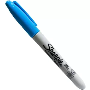 Marcador Indeleble Sharpie, PUNTA FINA color surtido – celeste