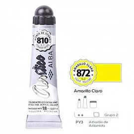 Pomo de Acrílico 18ml – AMARILLO CLARO