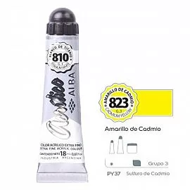 Pomo de Acrílico 18ml – AMARILLO DE CADMIO