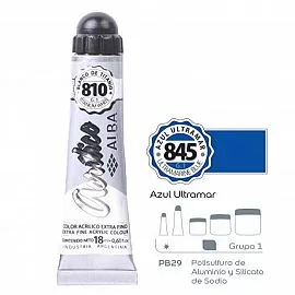 Pomo de Acrílico 18ml – AZUL ULTRAMAR