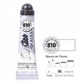 Pomo de Acrílico 18ml – BLANCO DE TITANIO