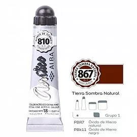 Pomo de Acrílico 18ml – TIERRA SOMBRA NATURAL