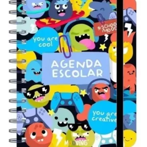 Agenda Escolar – 2 días/página – MONSTRUOS