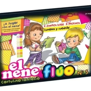 Block de hojas Nro 5 Fantasía – ELNENE-FANTASIA-FLUO