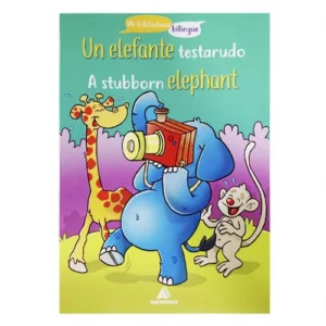Libro de Cuento Infantil Bilingüe básico – A stubborn elephant – Un elefante testaduro