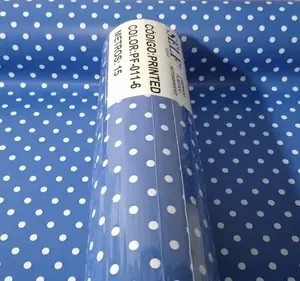 CONTACT – Papel Autoadhesivo COLOR A LUNARES -50 cm – AZUL LUNARES