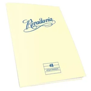 Cuaderno Tapa Blanda 48 h Rayadas – RIVADAVIA